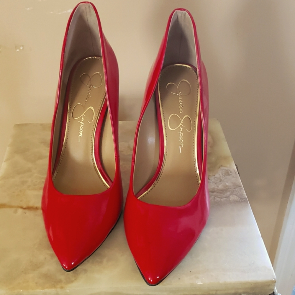 Sexy lipstick Red New Shoes - Picture 1 of 4